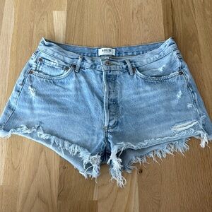 Agolde Parker cut off jeans shorts size 30